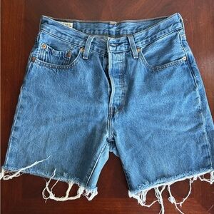 Classic Blue Levi Denim Shorts